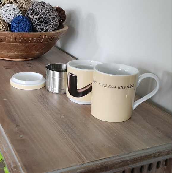 ☕ “The Treachery of Images” Coffee & Tea Mug Set – René Magritte, Rare, Art - Picture 12 of 16